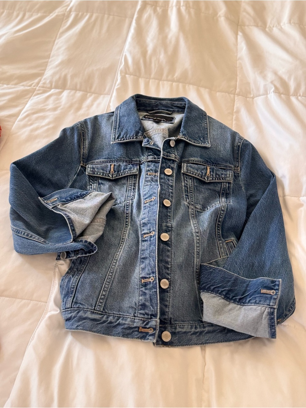 Classic Woman Denim Jacket - Blue